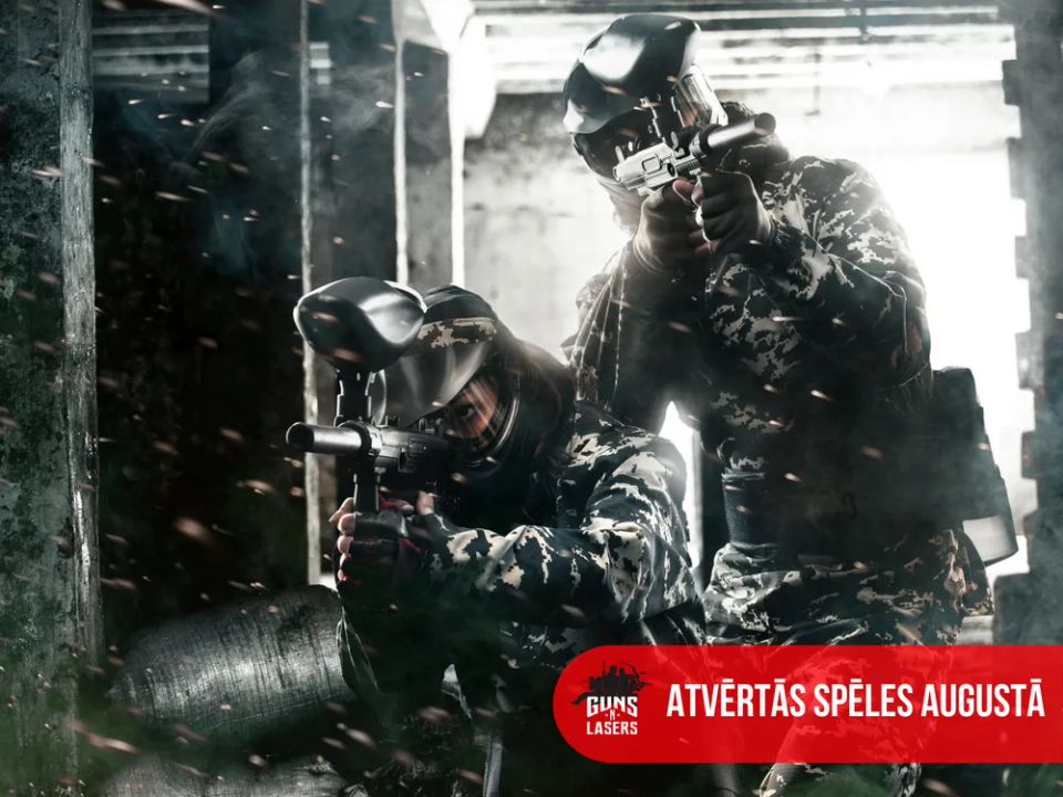 Airsoft, peintbola un lāzertag atvērtās spēles augustā