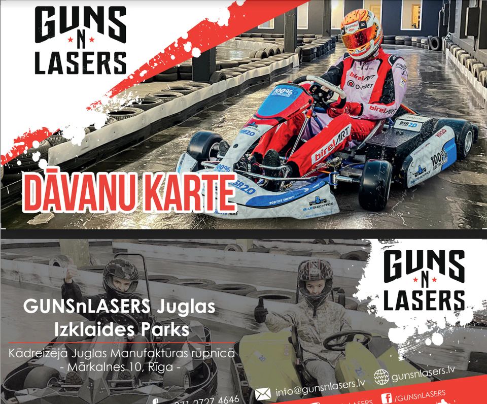 Elektrokartings dāvanu karte