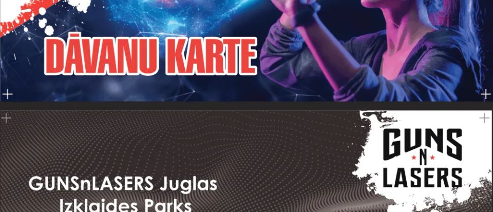 Virtuālās realitātes dāvanu karte GUNSnLASERS