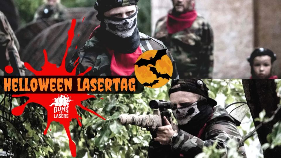 Helovīnu atvērtā lāzertag spēle Andrejostā