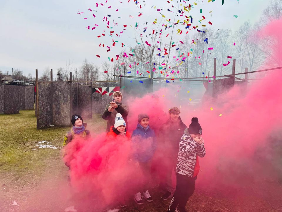birthday party at GUNSnLASERS Galerija Centrs entertainment park