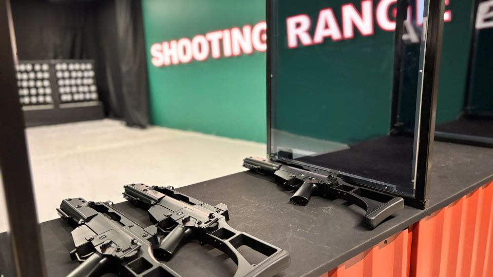 airsoft replicas at the Galerija Centrs entertainment park