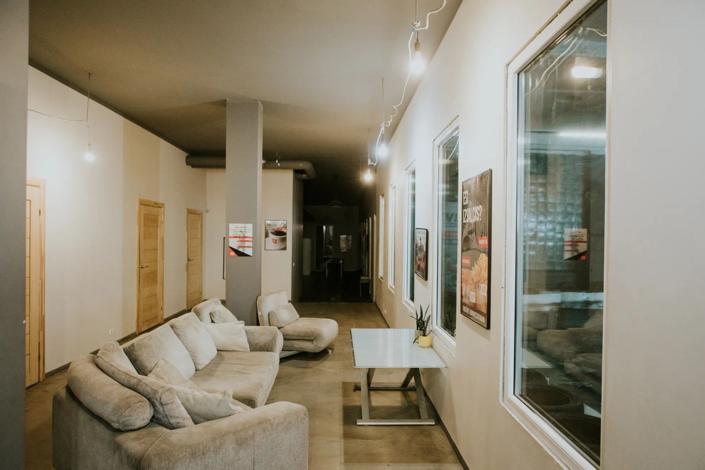 lounge area at the Jugla Entertainment Park
