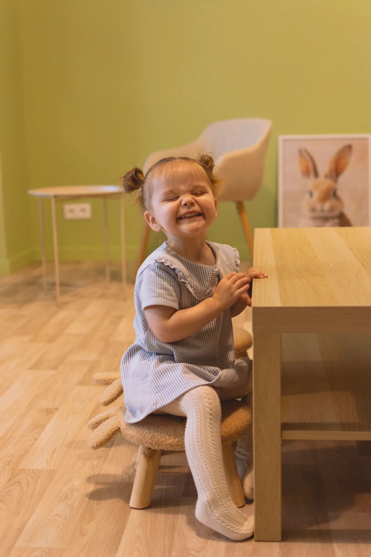happy child playing in the Little Adventurers’ Room