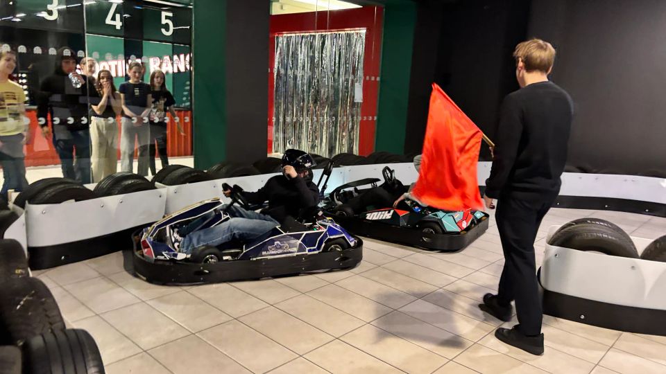 indoor go-kart track