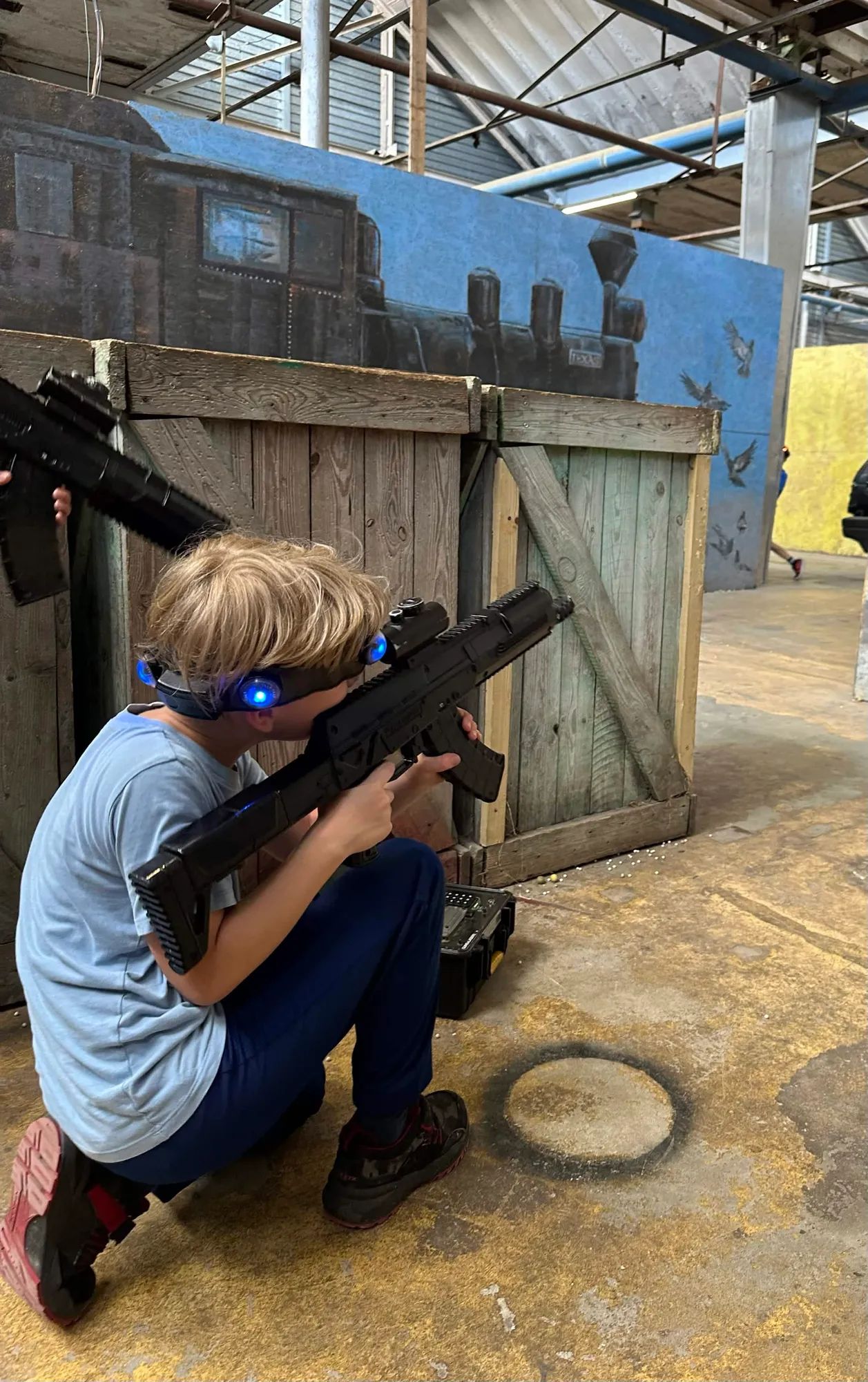 Open laser tag and airsoft games in Riga