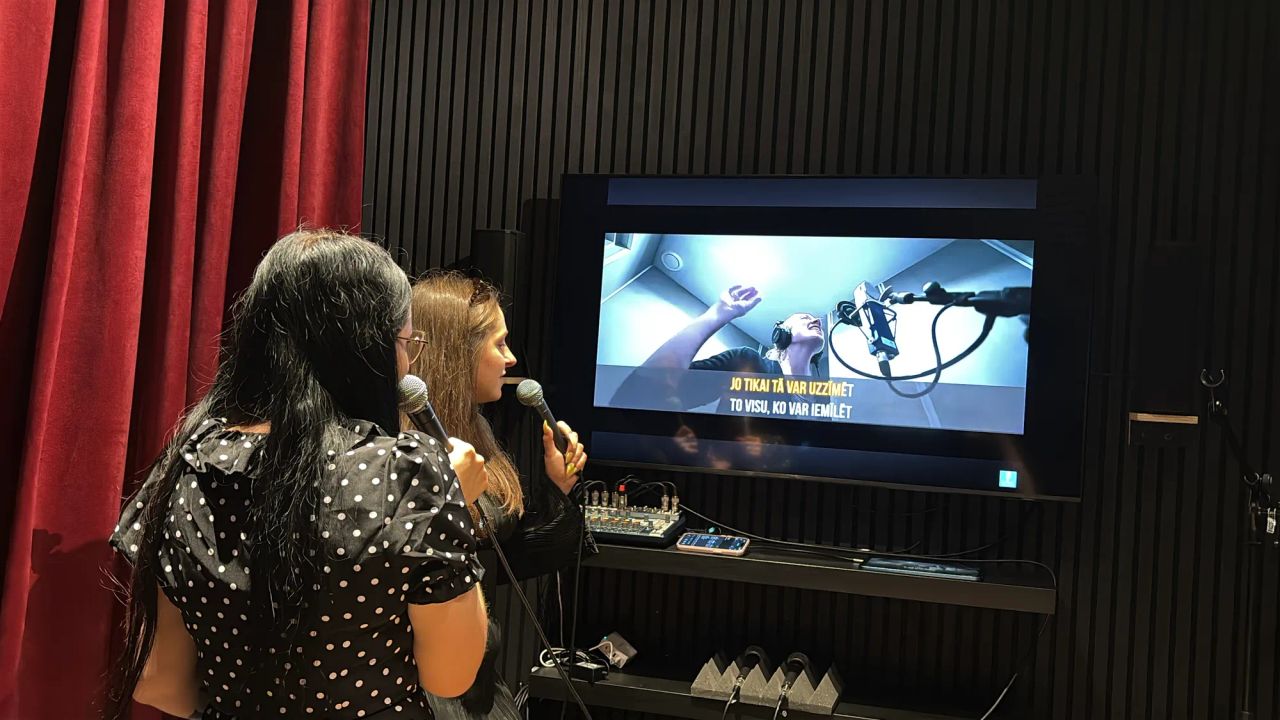 friends in private karaoke rooms