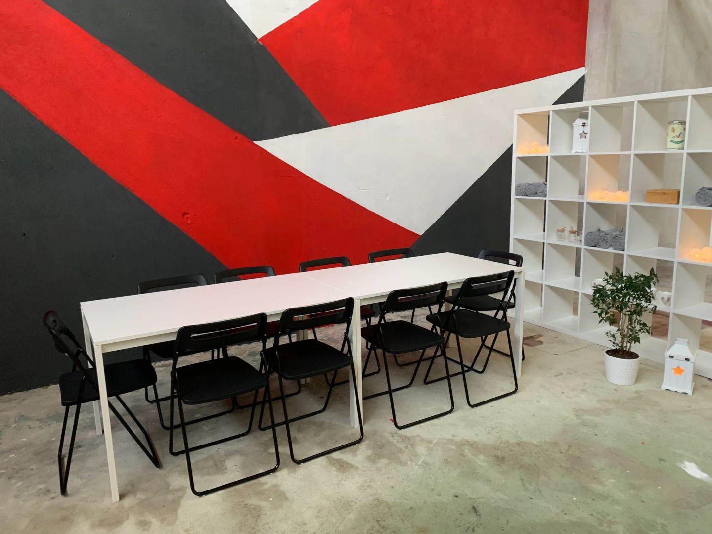 lounge area at the Šampēteris entertainment park