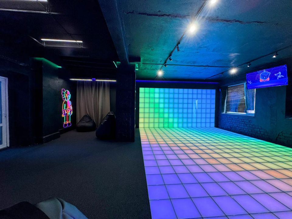Šampēteris entertainment park Pixel Room