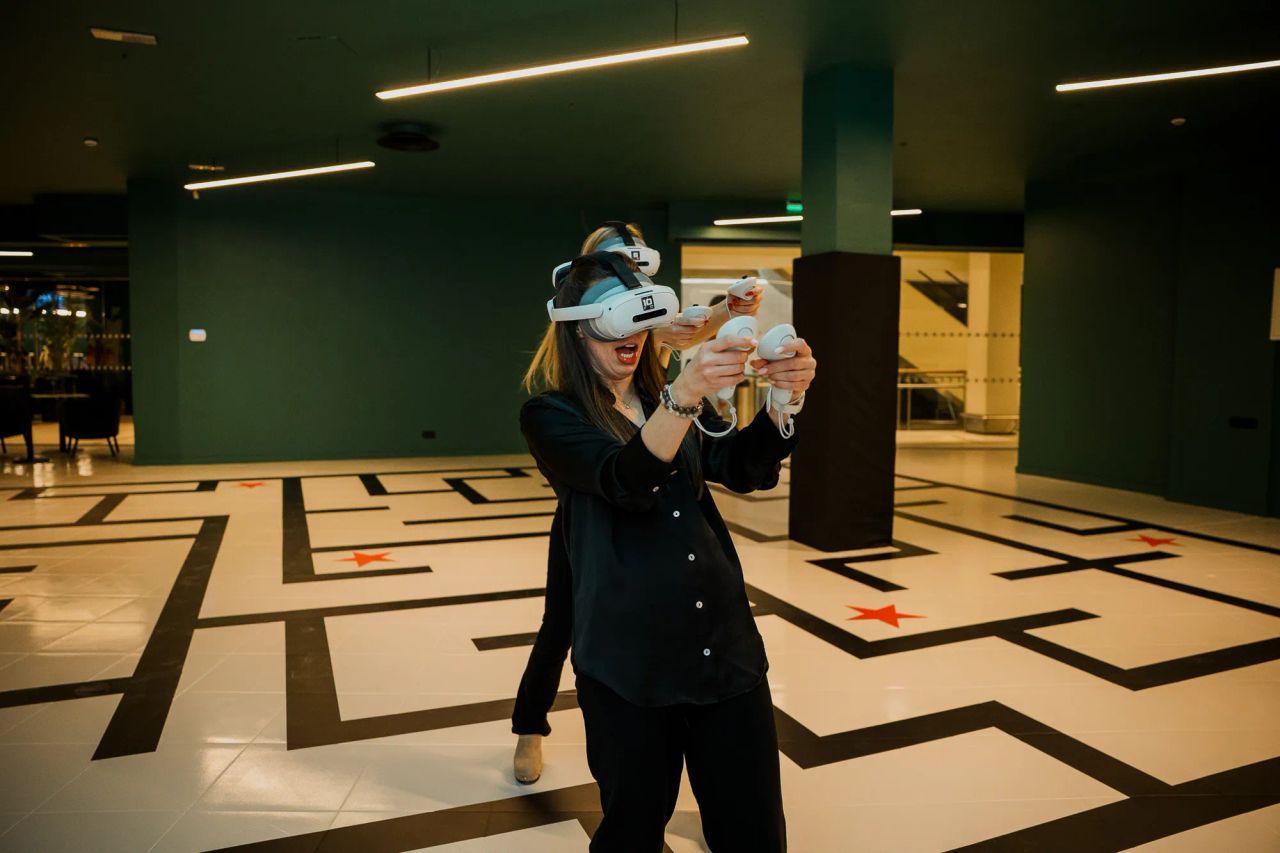 free roam VR game in Riga