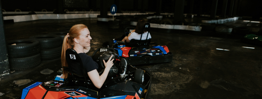 elektrokartingi Rīgā GUNSnLASERS izklaides parkā