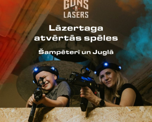 Lāzertaga atvērtās spēles Māte ar bērnu